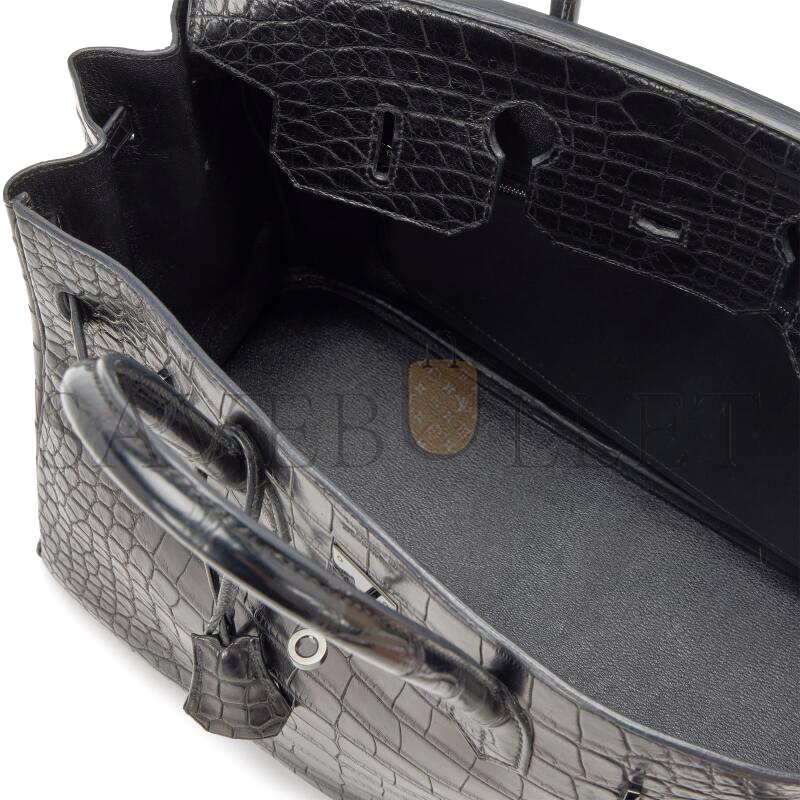 HERMÈS MASTER BIRKIN 35 SO BLACK MATTE ALLIGATOR (35*25*18cm)